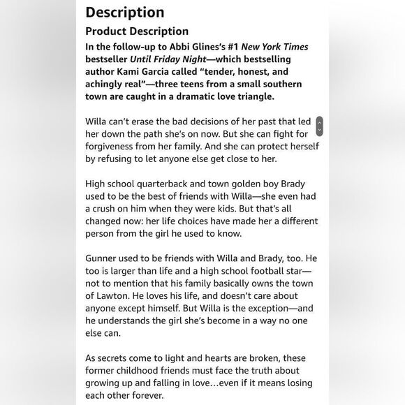 Under The Lights By Abby Glines Hardcover Book - Picture 2 of 5